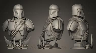 Busts of heroes and monsters (BUSTH_0214) 3D model for CNC machine